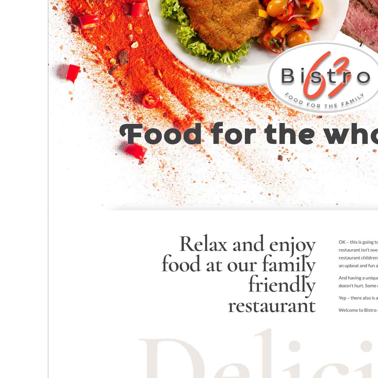 CG - Portfolio - Bistro 63 Featured Image